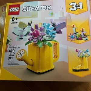 LEGO Creator 3-in-1 Yellow Watering Can with Flowers